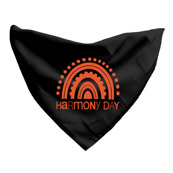 Harmony Day Black Bandana Rainbow Thumbnail