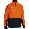 Bisley Hi Vis Fleece 1/4 Zip Pullover Thumbnail