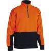 Bisley Hi Vis Fleece 1/4 Zip Pullover Thumbnail