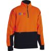 Bisley Hi Vis Fleece 1/4 Zip Pullover Thumbnail