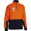 Bisley Hi Vis Fleece 1/4 Zip Pullover Thumbnail